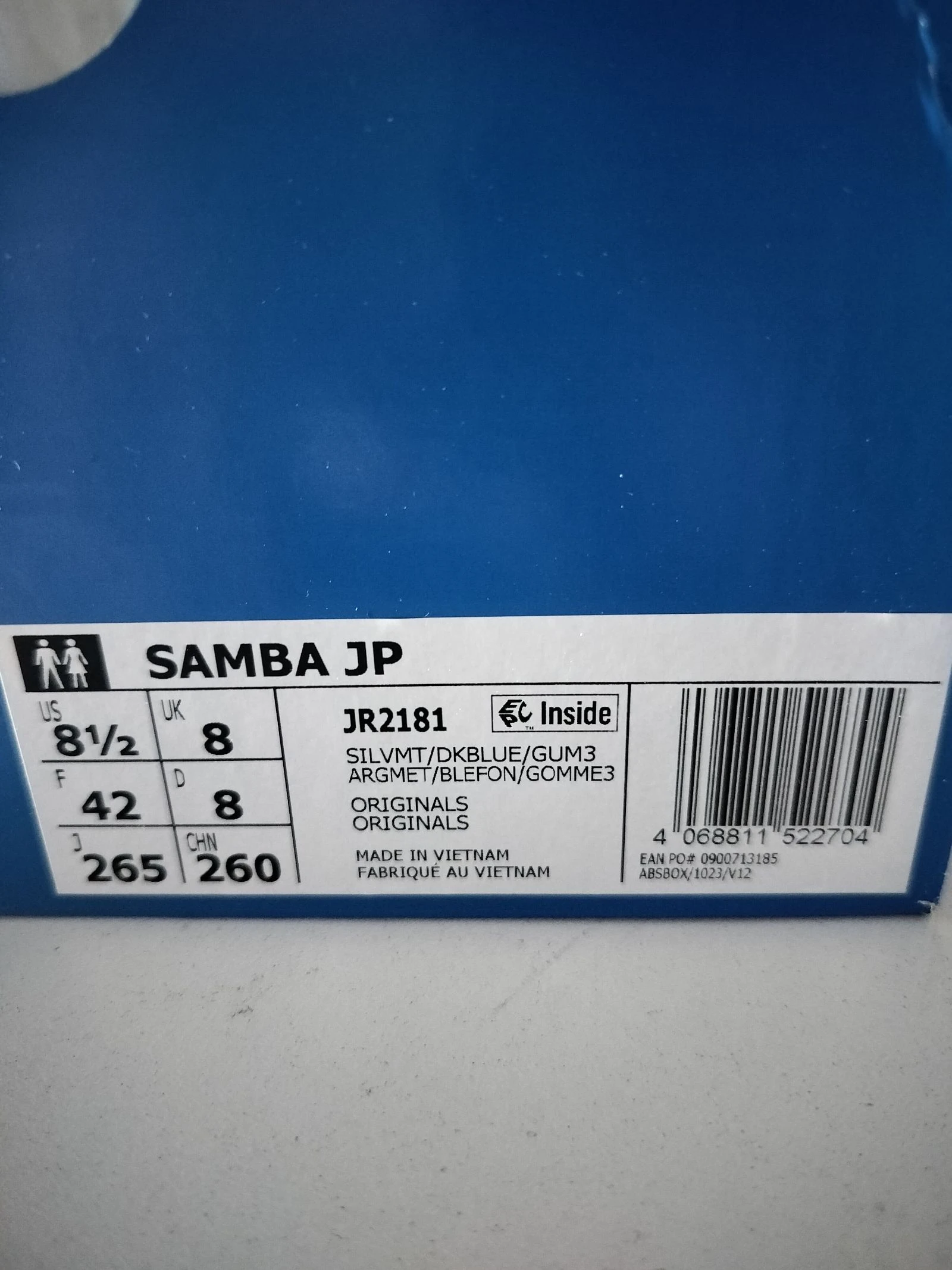 Adidas Samba New 42 Sneakers Original Unisexe Femmes Hommes Tendance Tenue Vintage Premium Rétro Y2K – photo 4